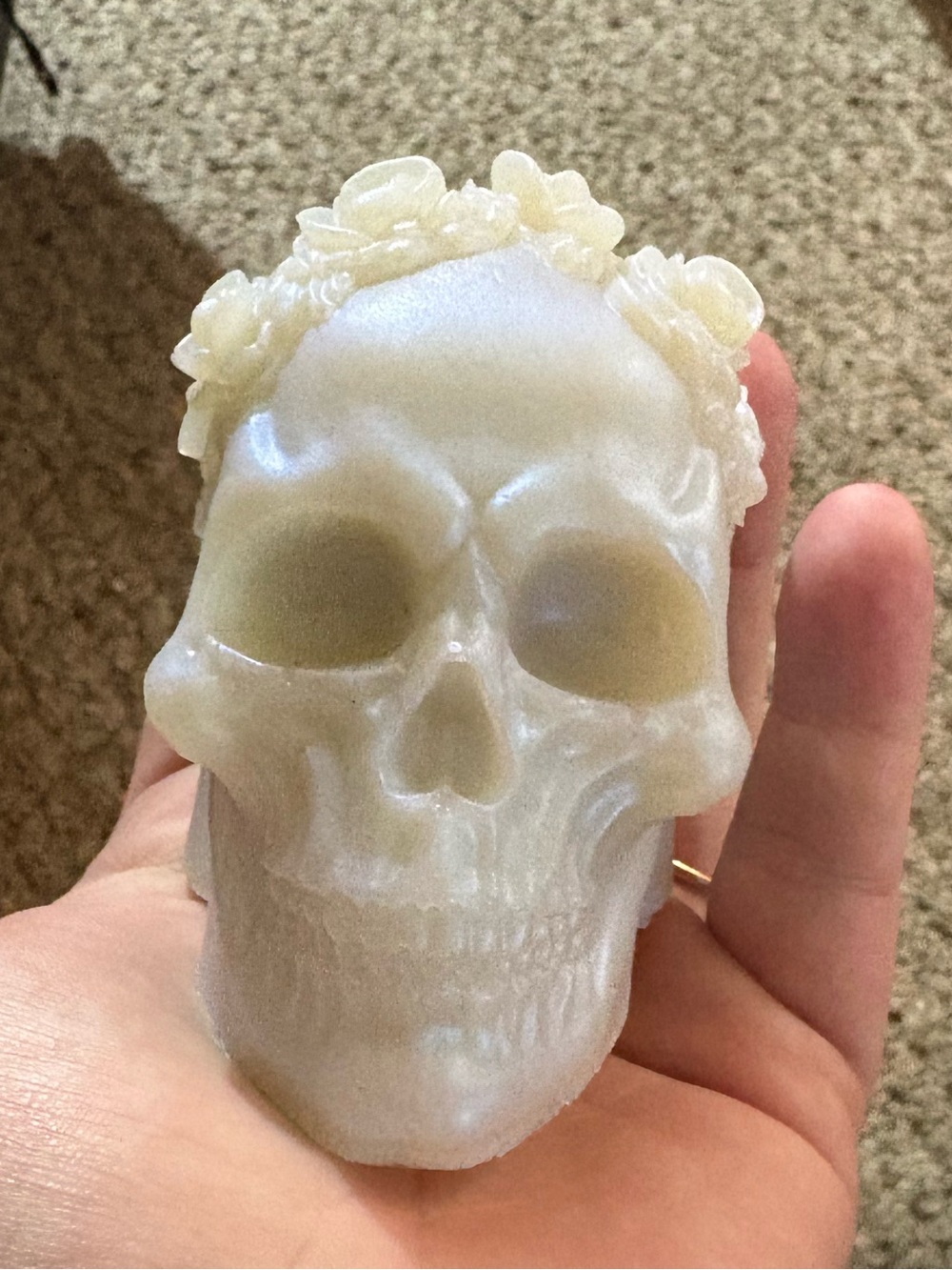 Rose skull